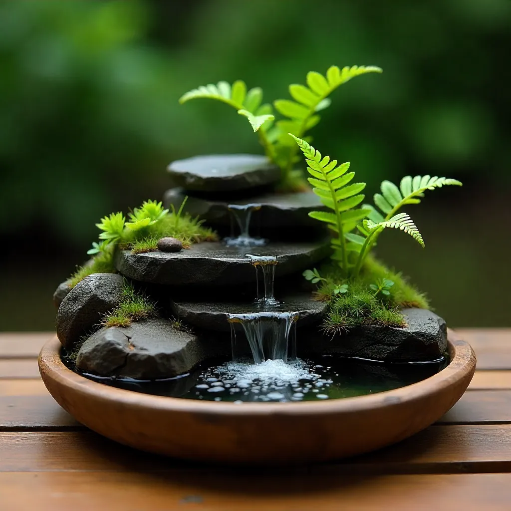 Tabletop cascade design